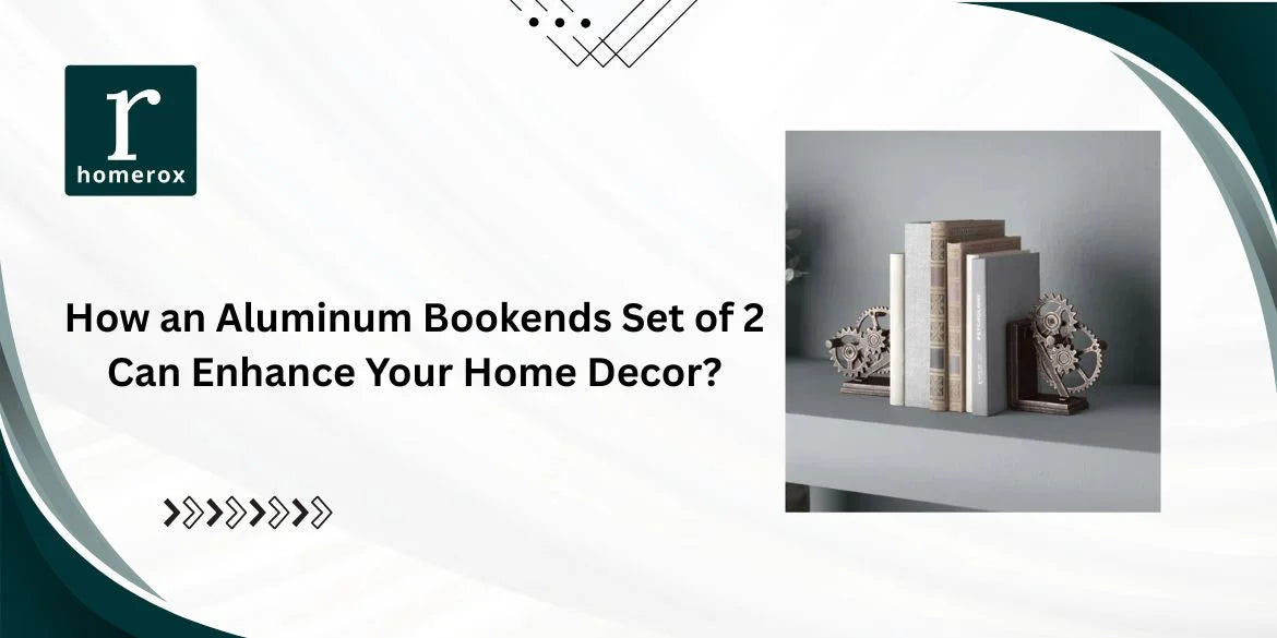How an Aluminum Bookends Set of 2 Can Enhance Your Home Decor?