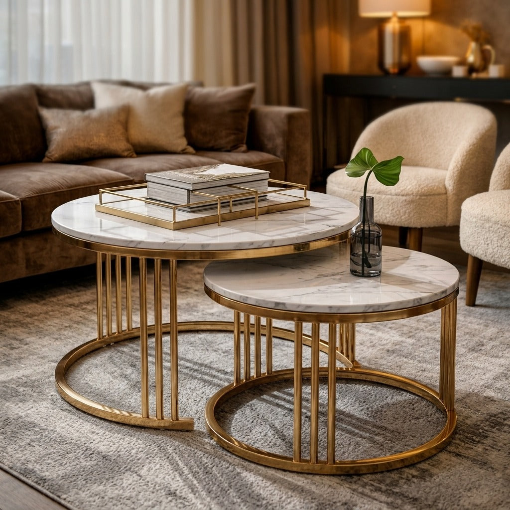 Emaar nesting coffe table set of 2