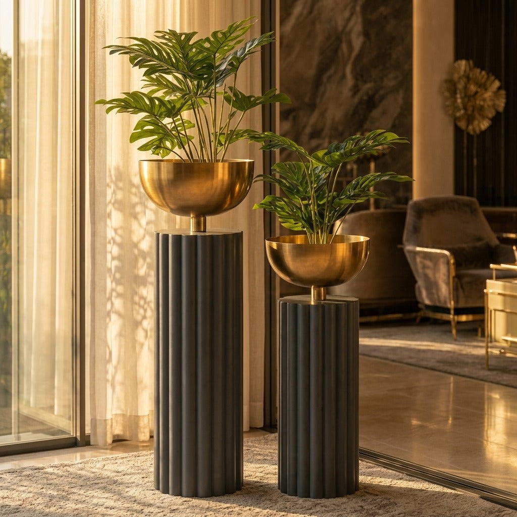 Rosa Luxury planter set of 2