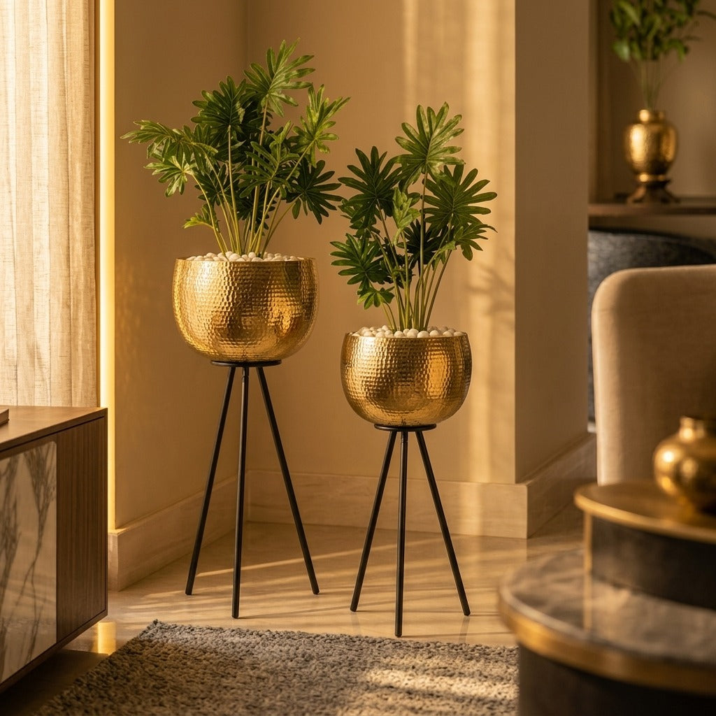 Evlis Luxury   Planters Set of 2