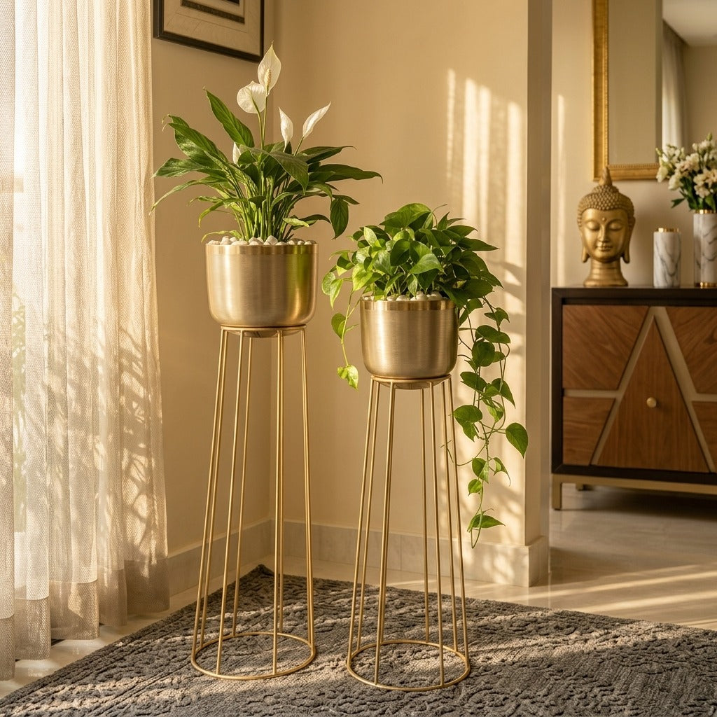 Bloom Metal Planter Set of 2