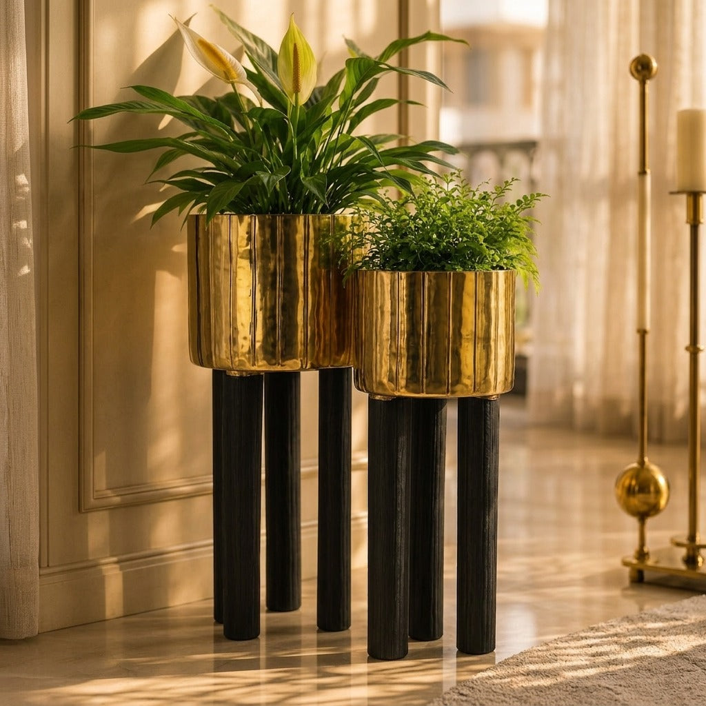 Moral Luxury planter set of 2