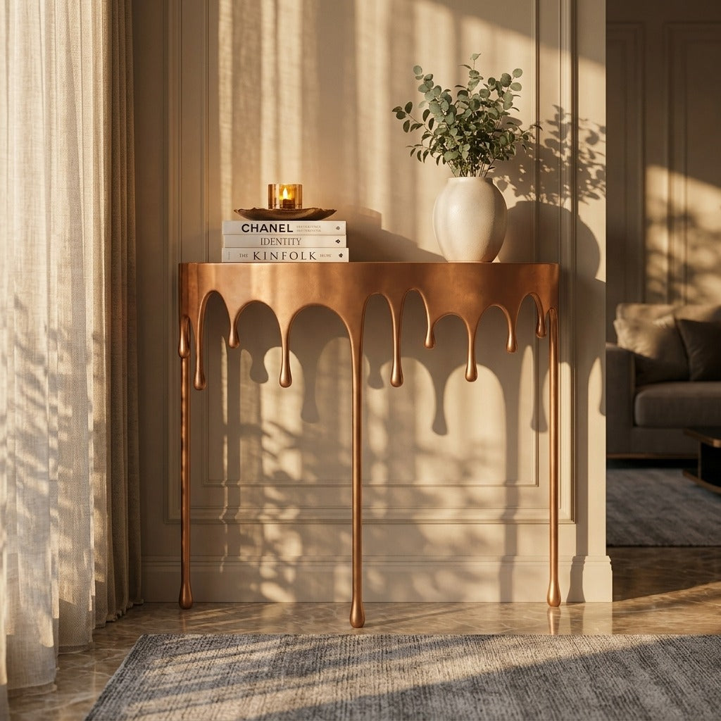 Florence  Drip Living Room Console Table