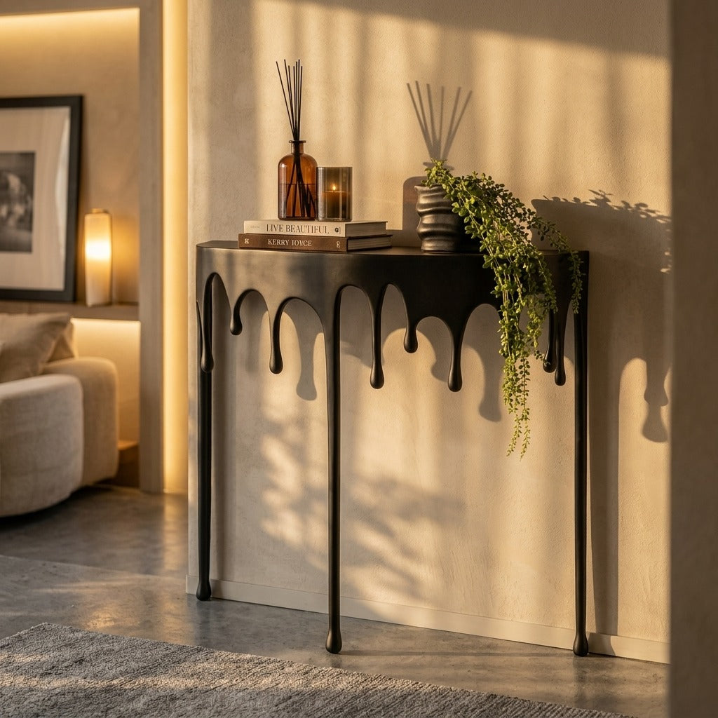 Evana Drip Living Room Console Table