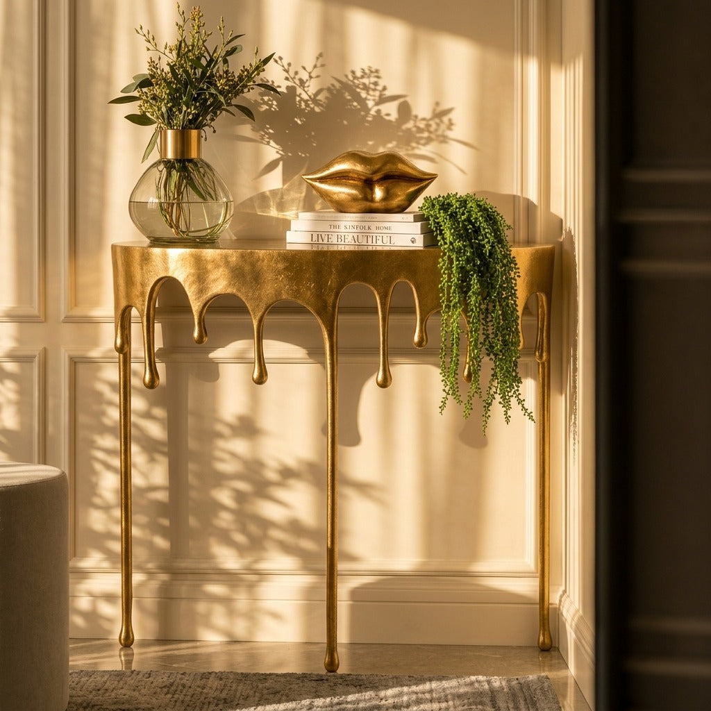Moderna Drip Living Room Console Table