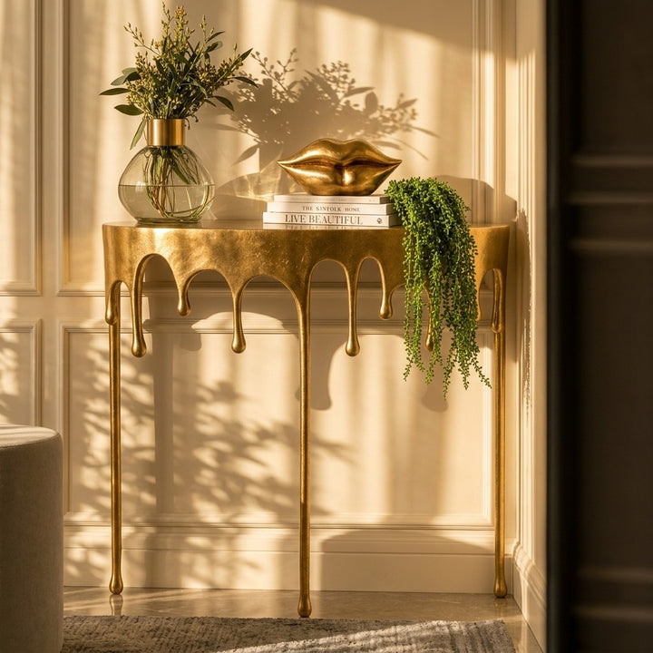 Moderna Drip Living Room Console Table