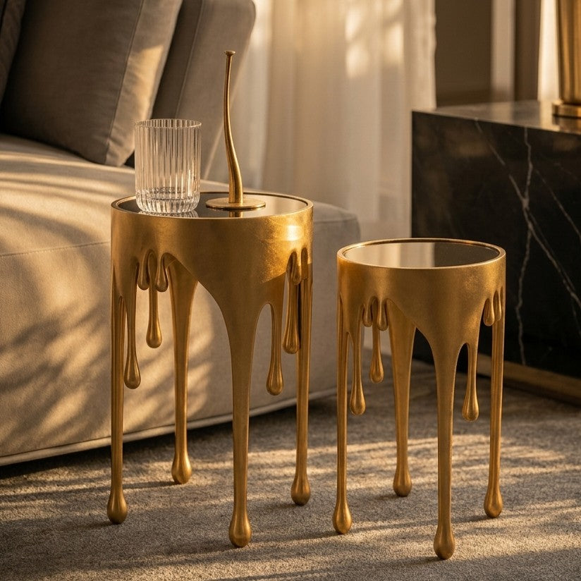 Zara Luxury Drip TABLE SET OF 2