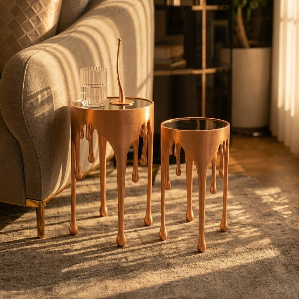 Bispoke  Luxury Drip TABLE SET OF 2