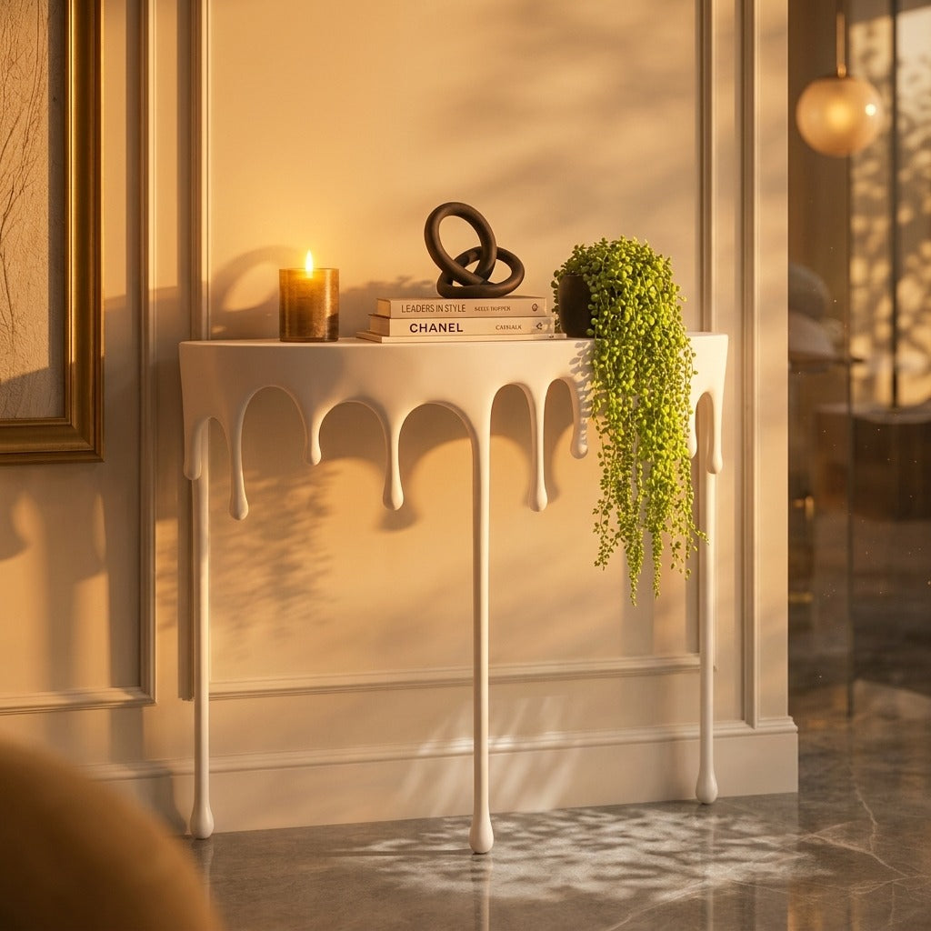 Laara  Drip Living Room Console Table