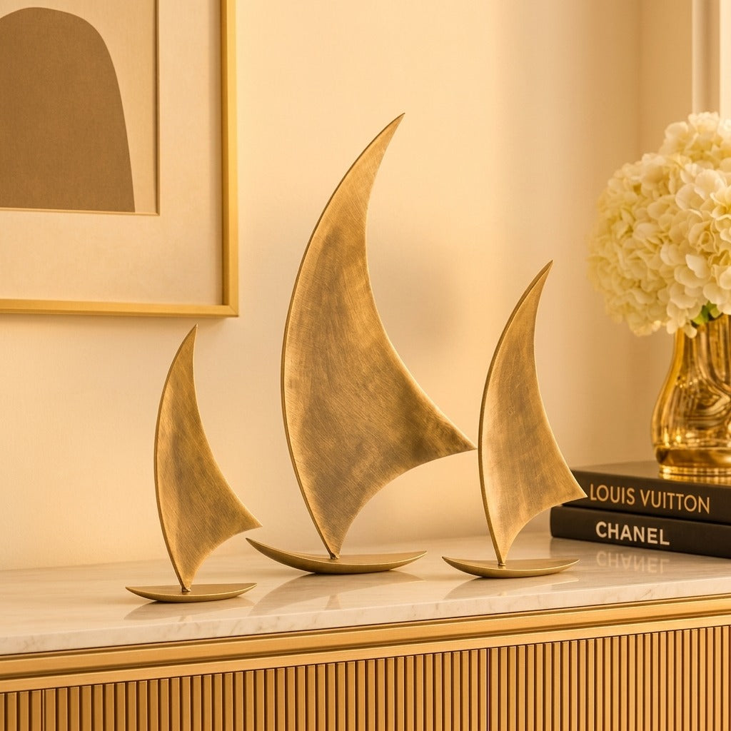 Evara Decorative sailboat  Set of 3