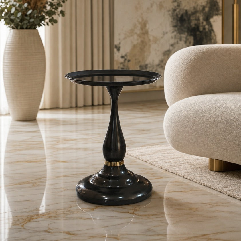 Obsidian Side Table