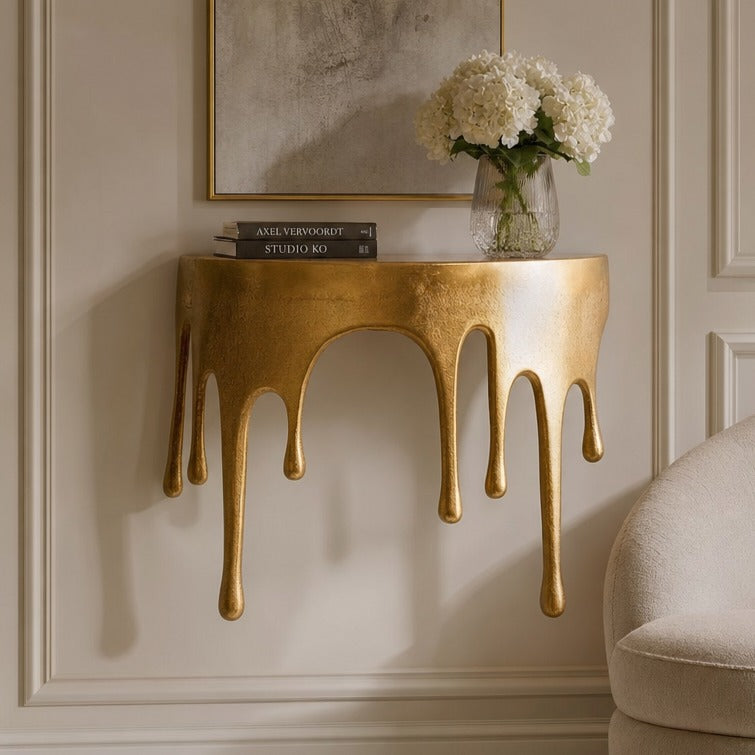 Midas Drip  Half Moon Wall Shelf