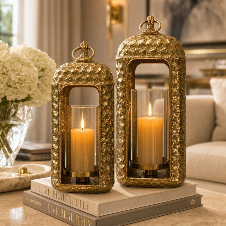 Mosaic Luxury  Lantern Set of 2
