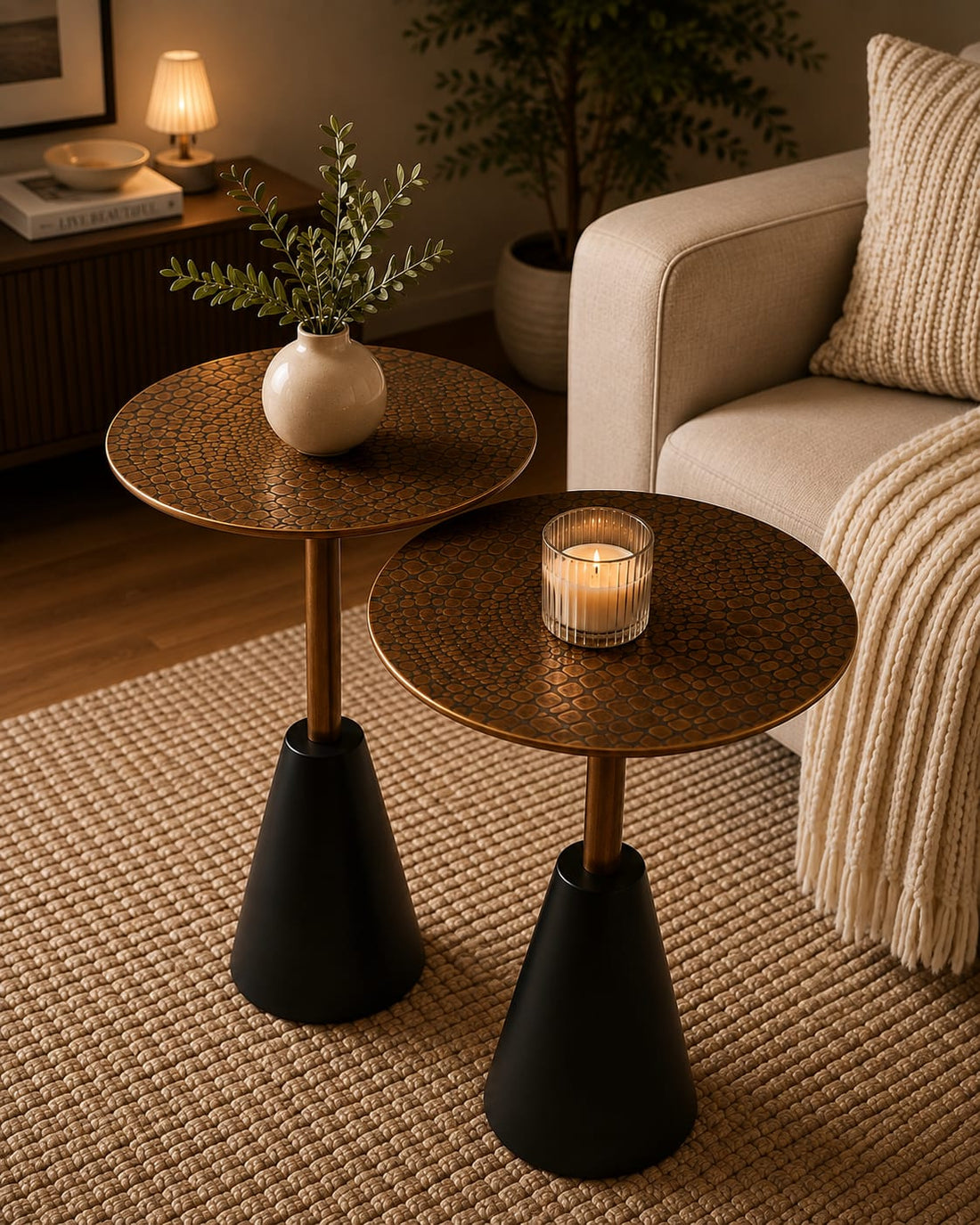 Lusa luxury table set of 2