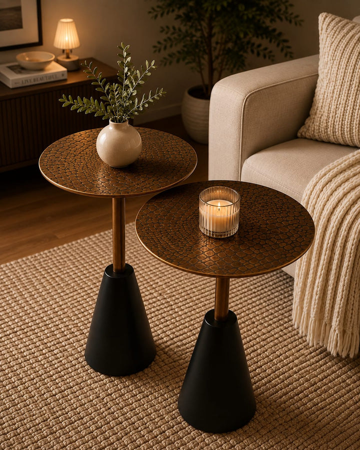 Lusa luxury table set of 2