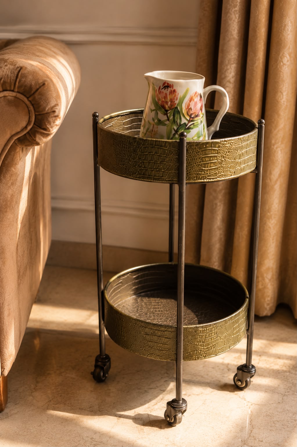 Luxury Textured Bar troley