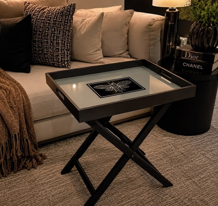 Luxury  Butterfly Butler Tray Table