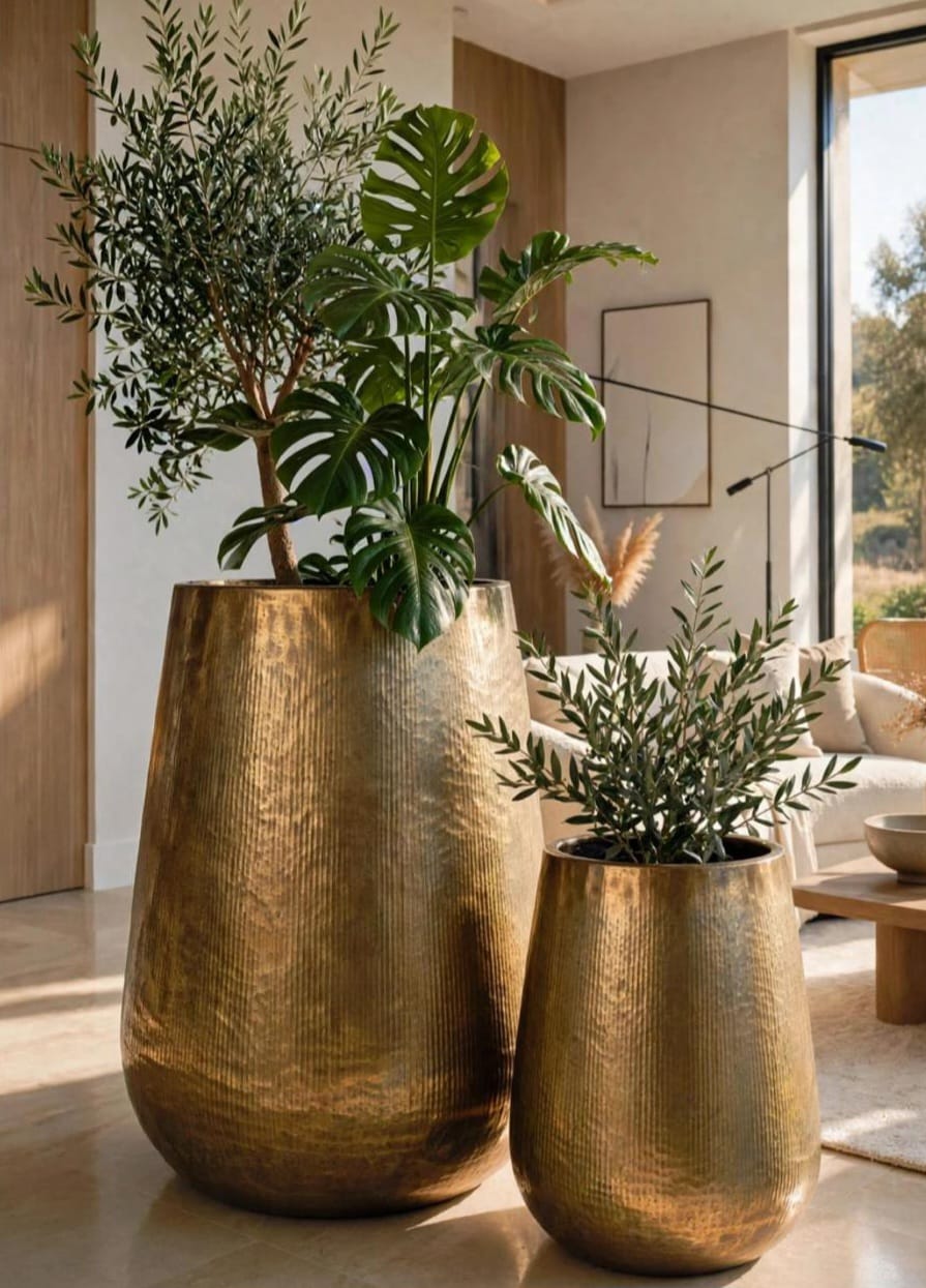 LORIA Jumbo  Luxury Vintage pot  Planter Set of 2