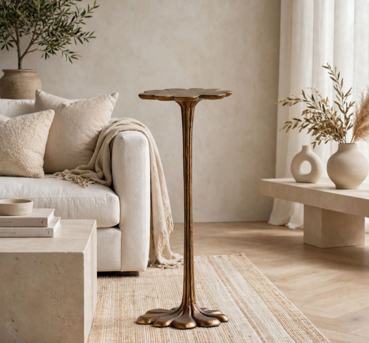 Bloom Gold Side Table