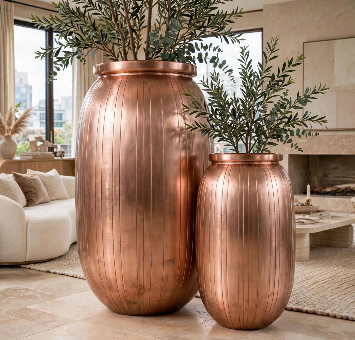 AURUM Luxury copper pot planter