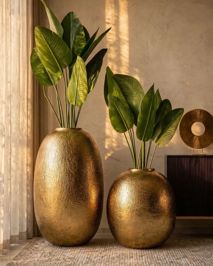 Adore  Egg Luxury pot planter set of 2
