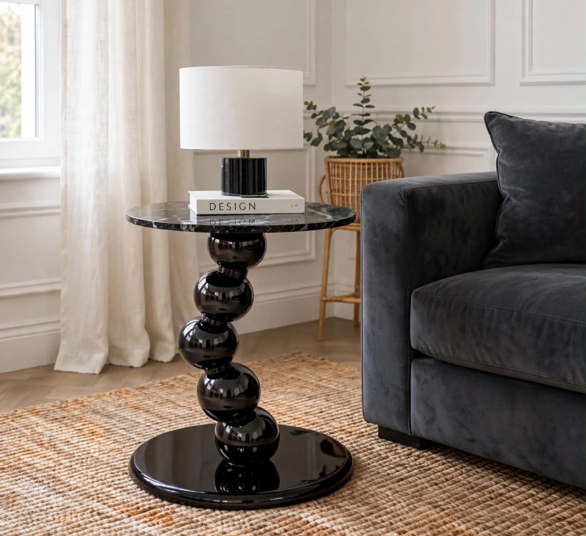 BUBBLE Black Side Table