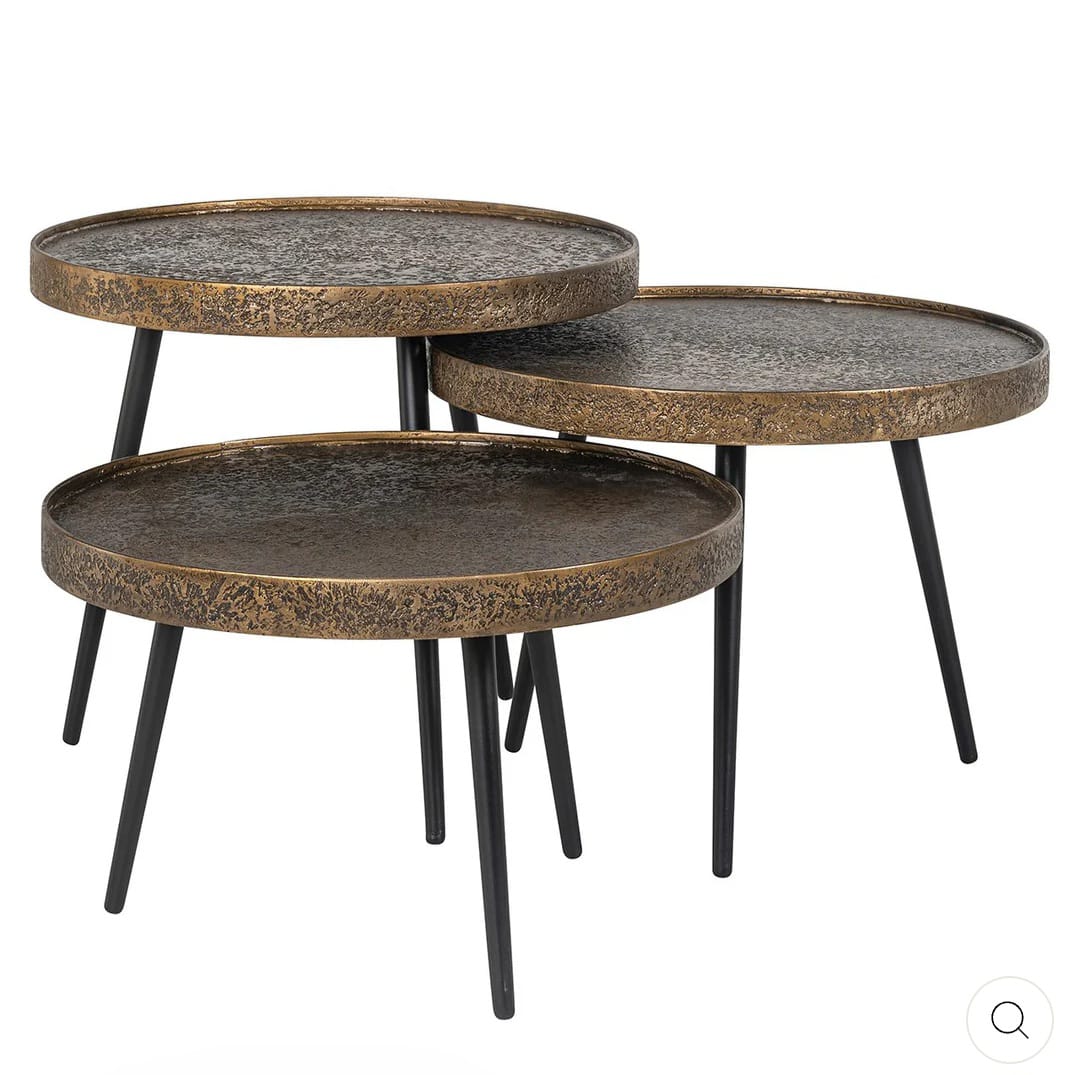 Luton Set of 3 Round Coffee Tables