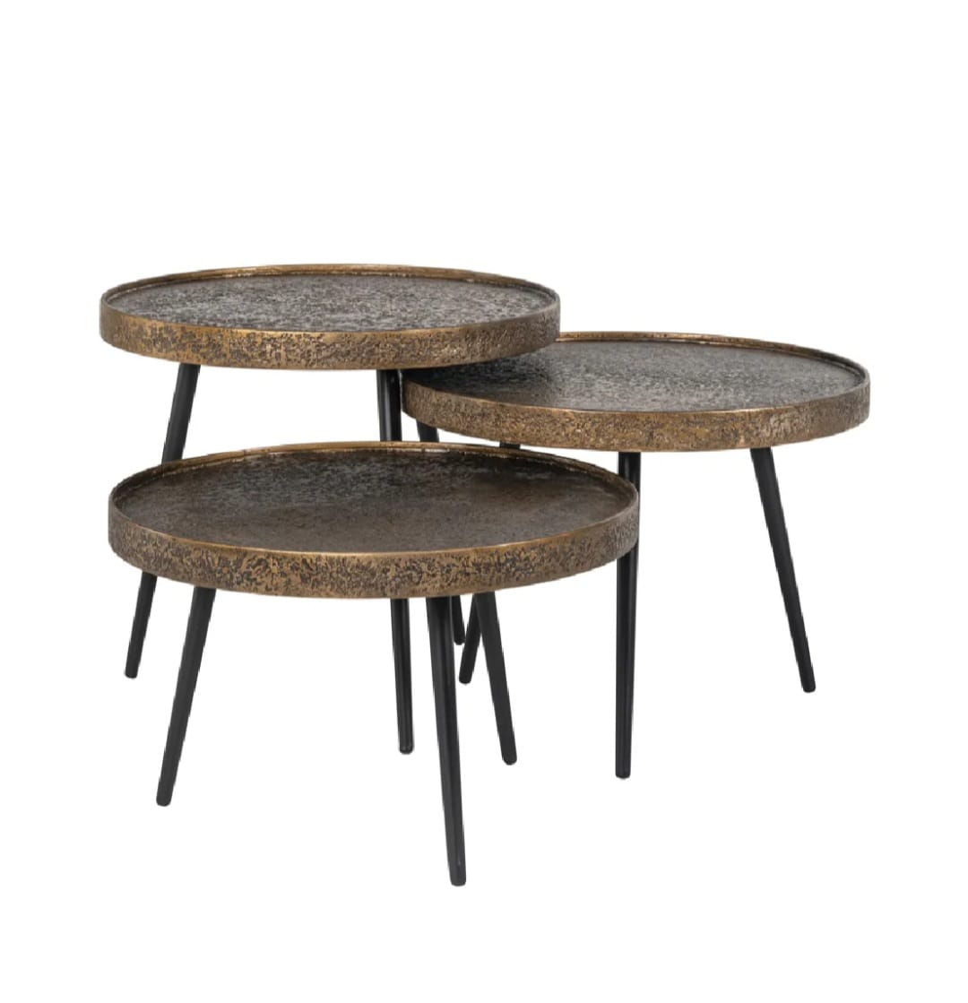 Luton Set of 3 Round Coffee Tables