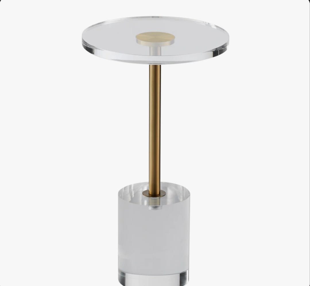 Radee  acralic side table
