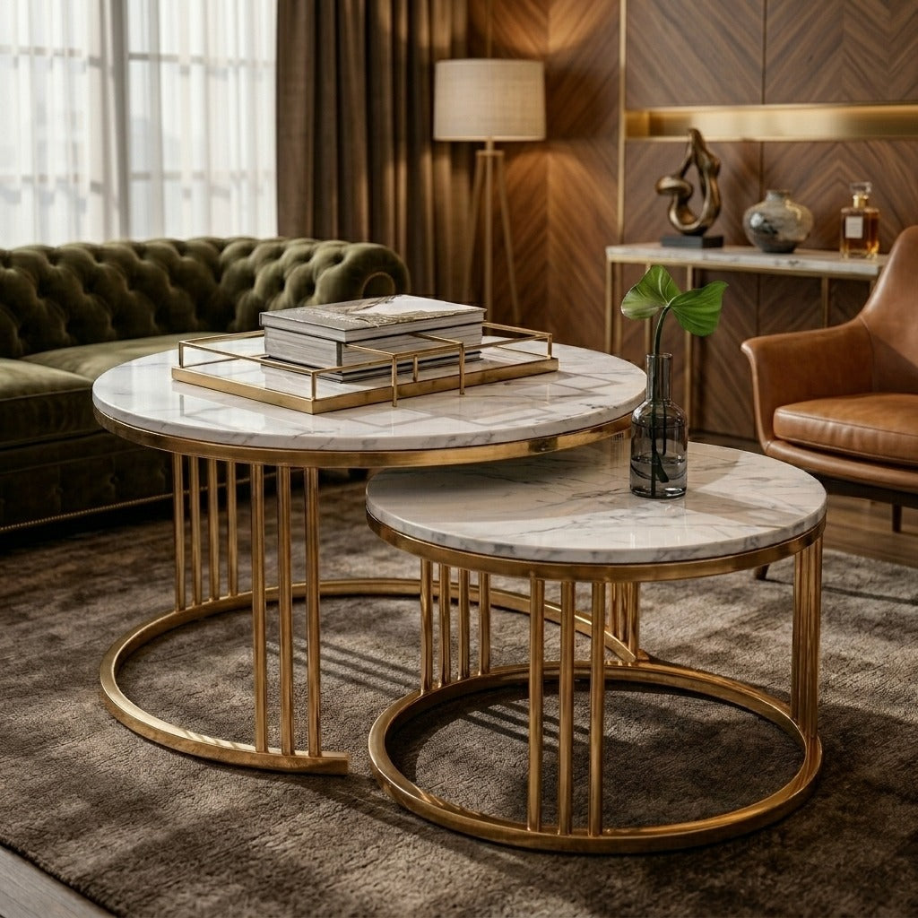 Emaar nesting coffe table set of 2