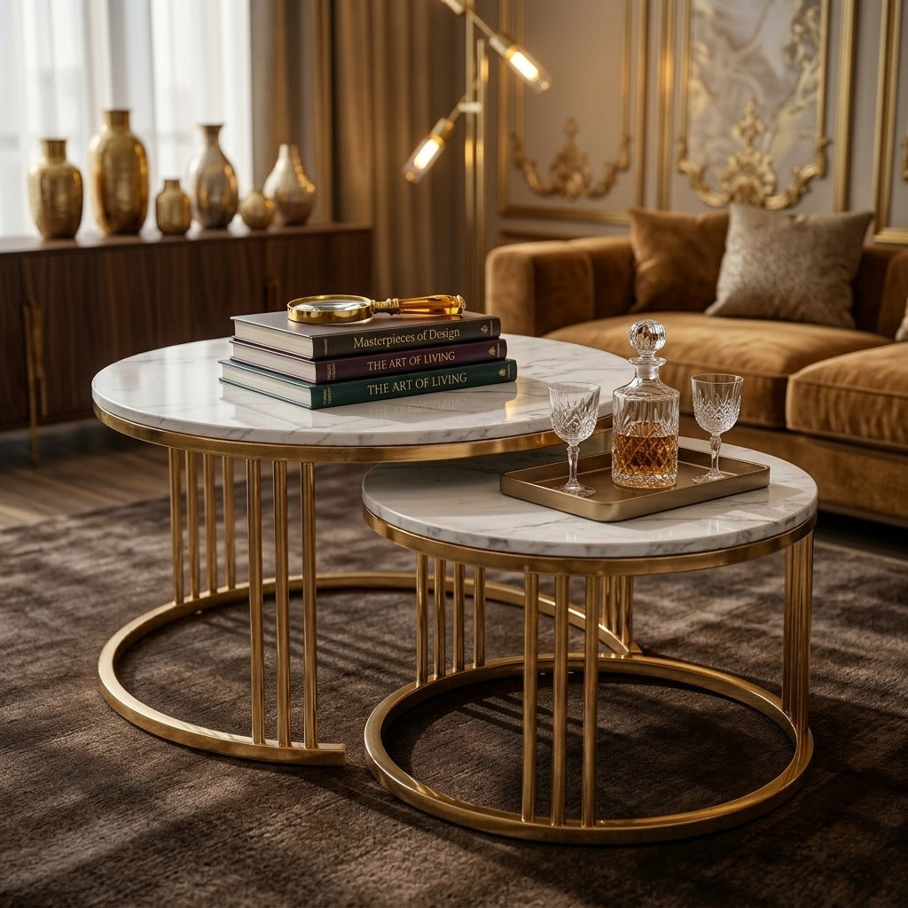 Emaar nesting coffe table set of 2