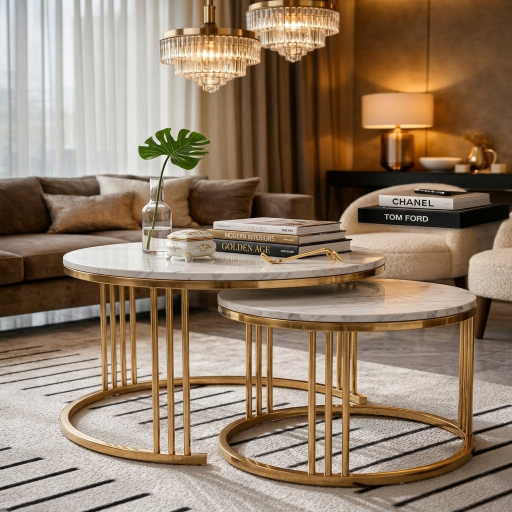 Emaar nesting coffe table set of 2