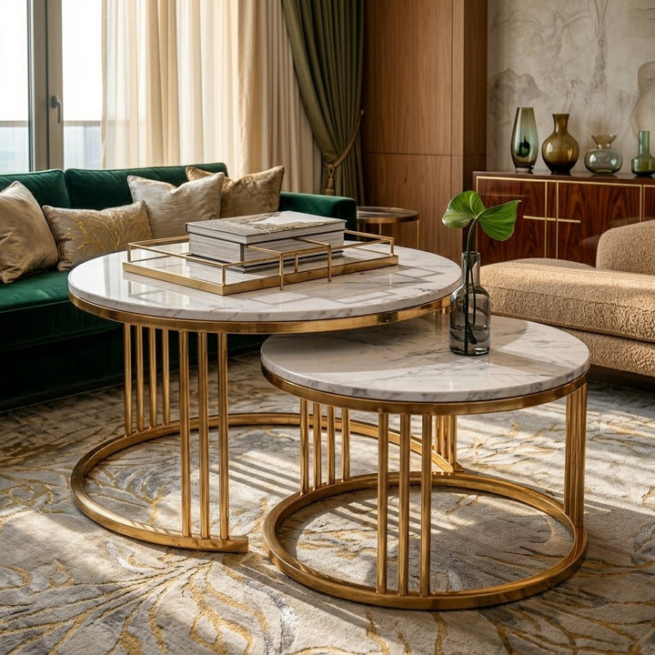 Emaar nesting coffe table set of 2