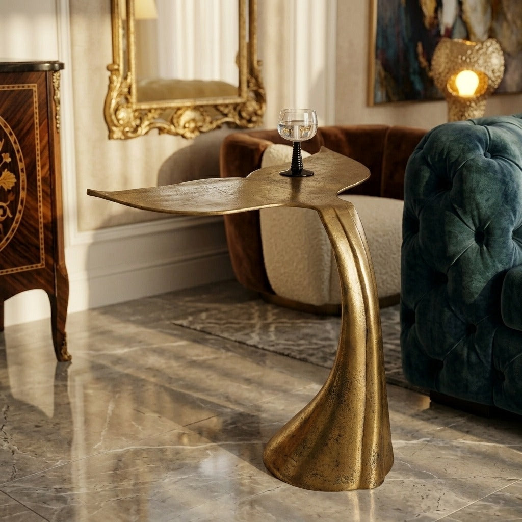 mermaid tail side table