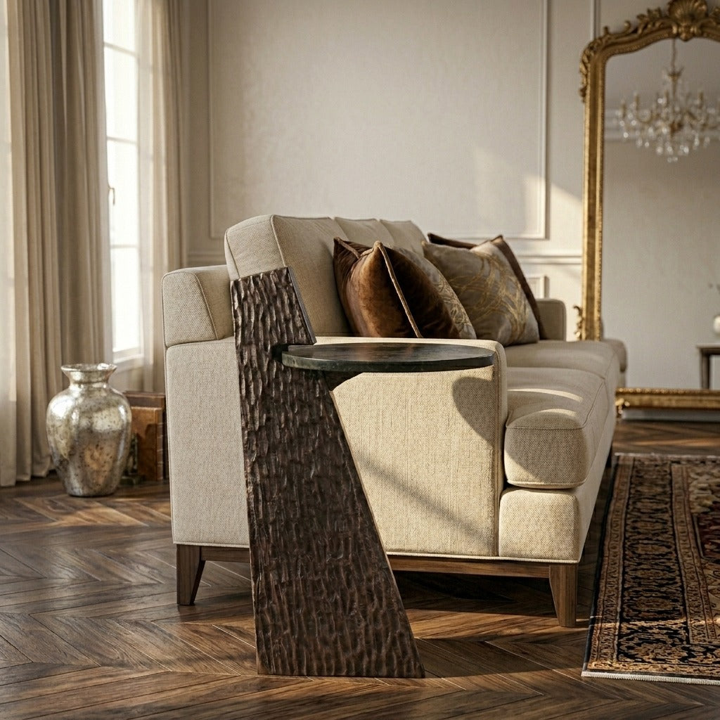 Leon Bronze  Accent Table