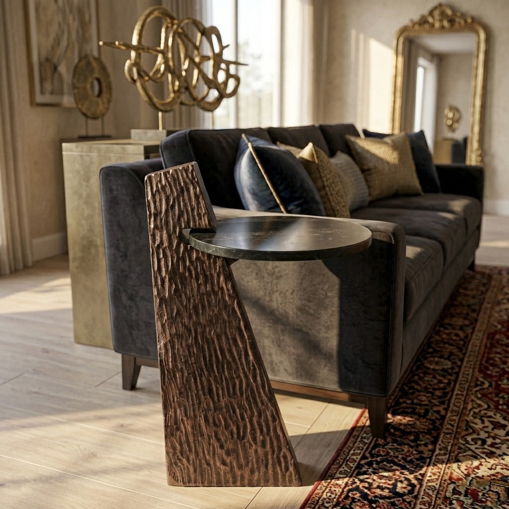 Leon Bronze  Accent Table