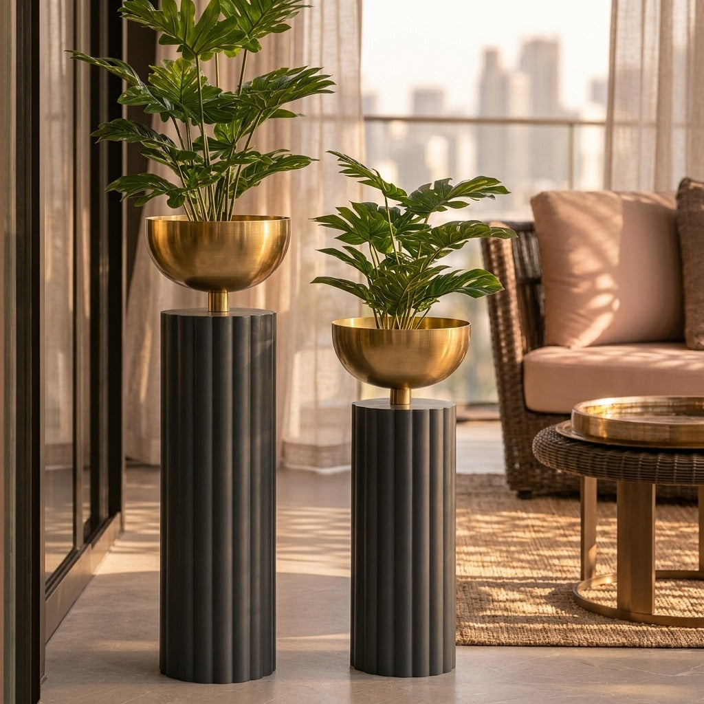 Rosa Luxury planter set of 2
