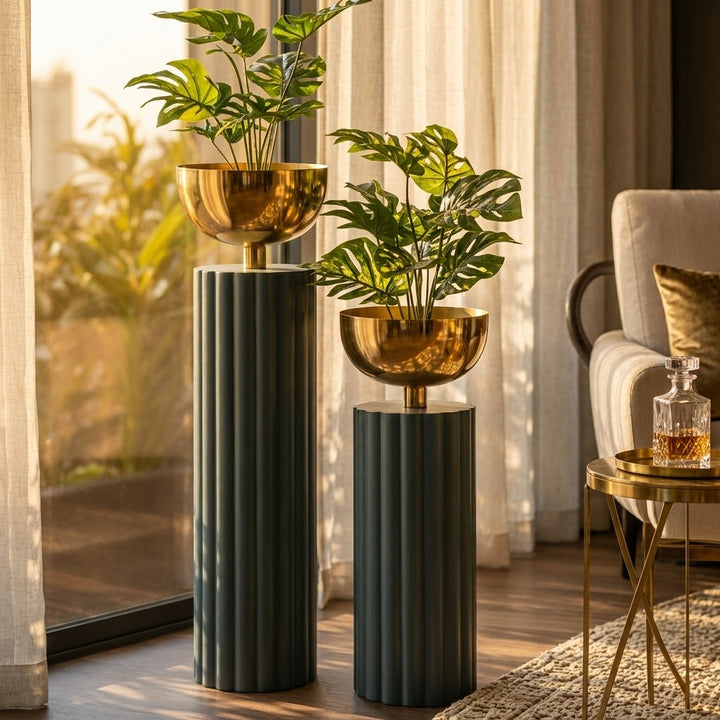 Rosa Luxury planter set of 2