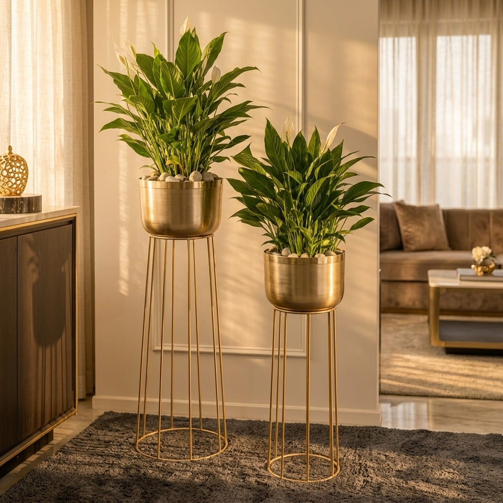Bloom Metal Planter Set of 2