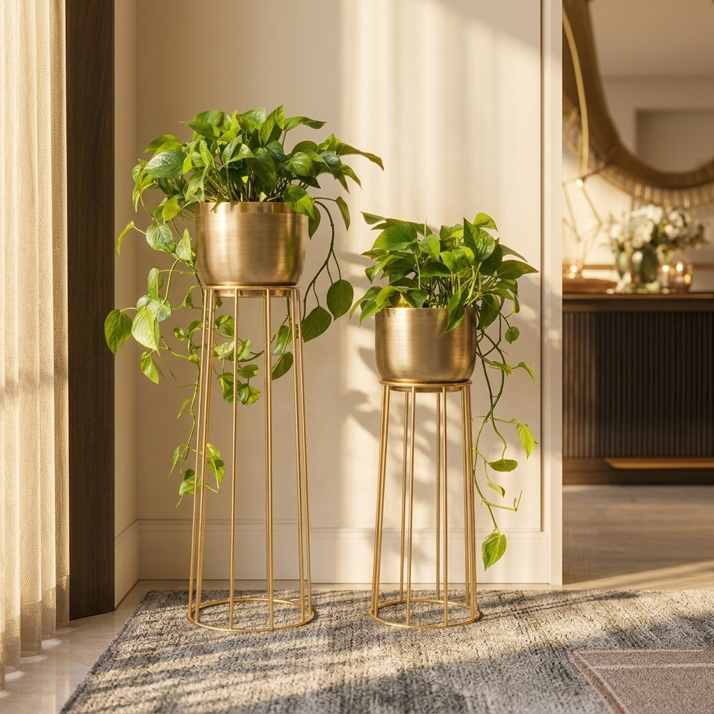 Bloom Metal Planter Set of 2