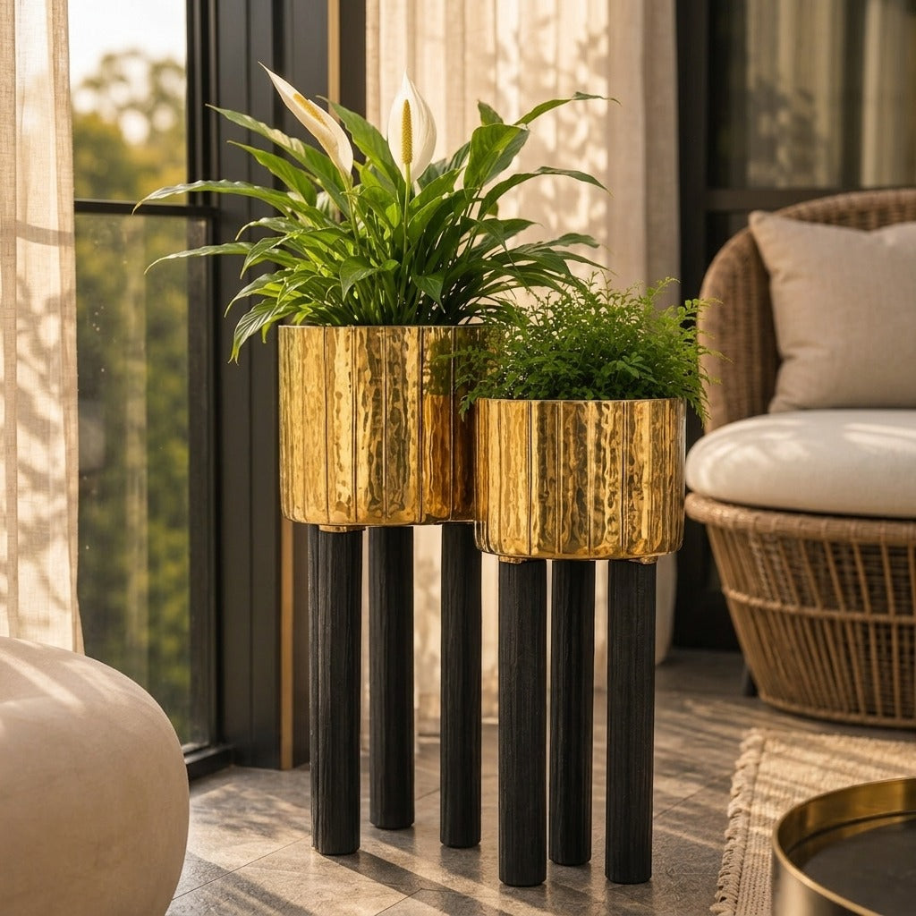 Moral Luxury planter set of 2