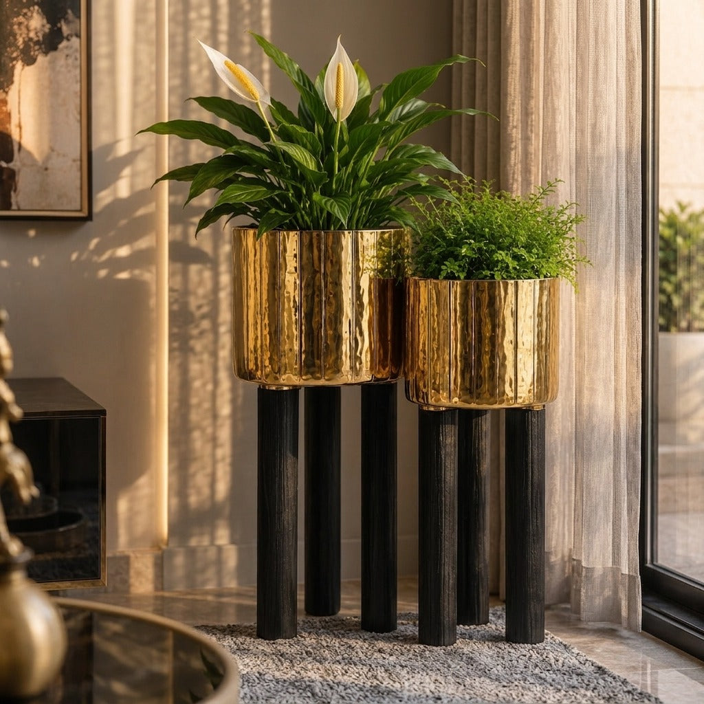 Moral Luxury planter set of 2