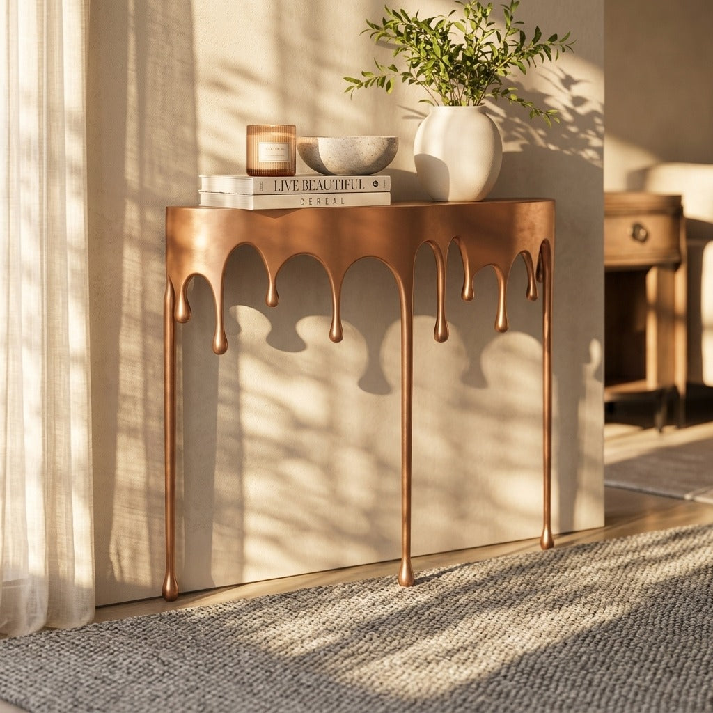 Florence  Drip Living Room Console Table