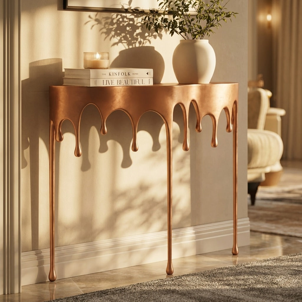 Florence  Drip Living Room Console Table