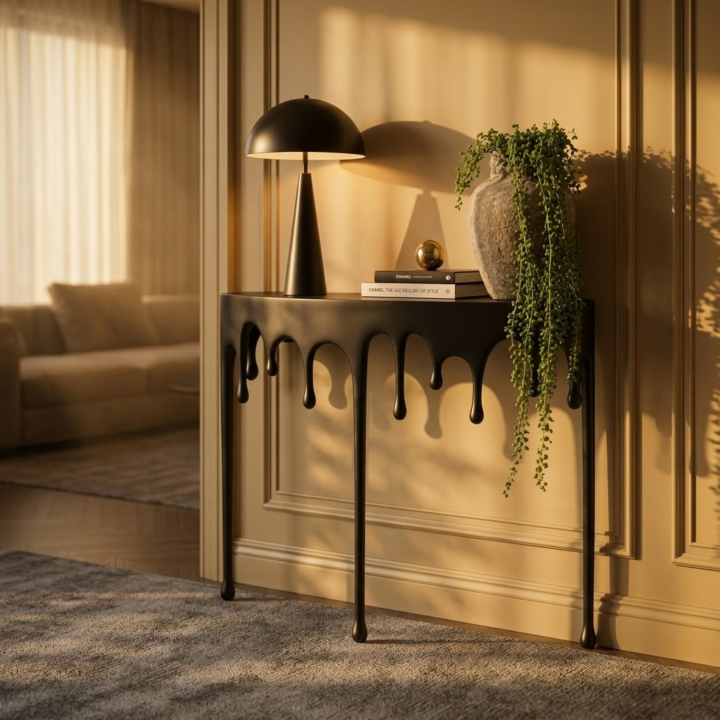 Evana Drip Living Room Console Table