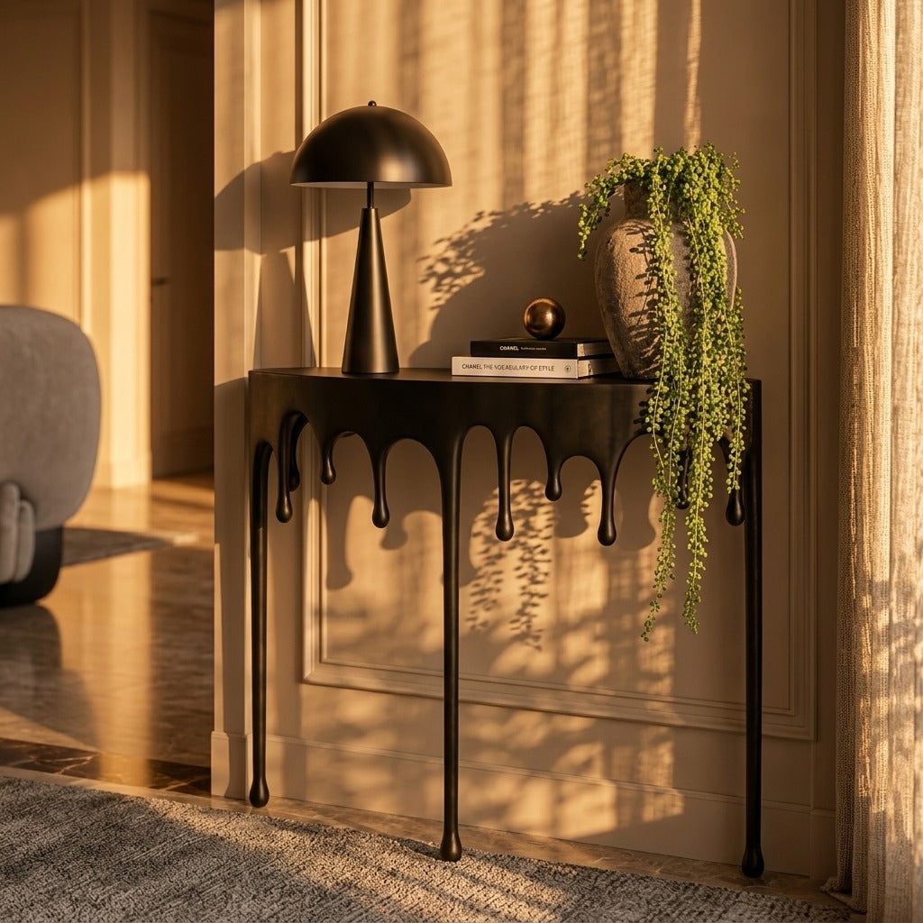 Evana Drip Living Room Console Table
