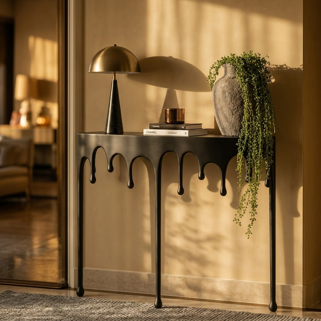 Evana Drip Living Room Console Table