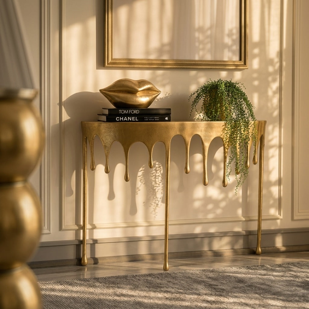 Moderna Drip Living Room Console Table