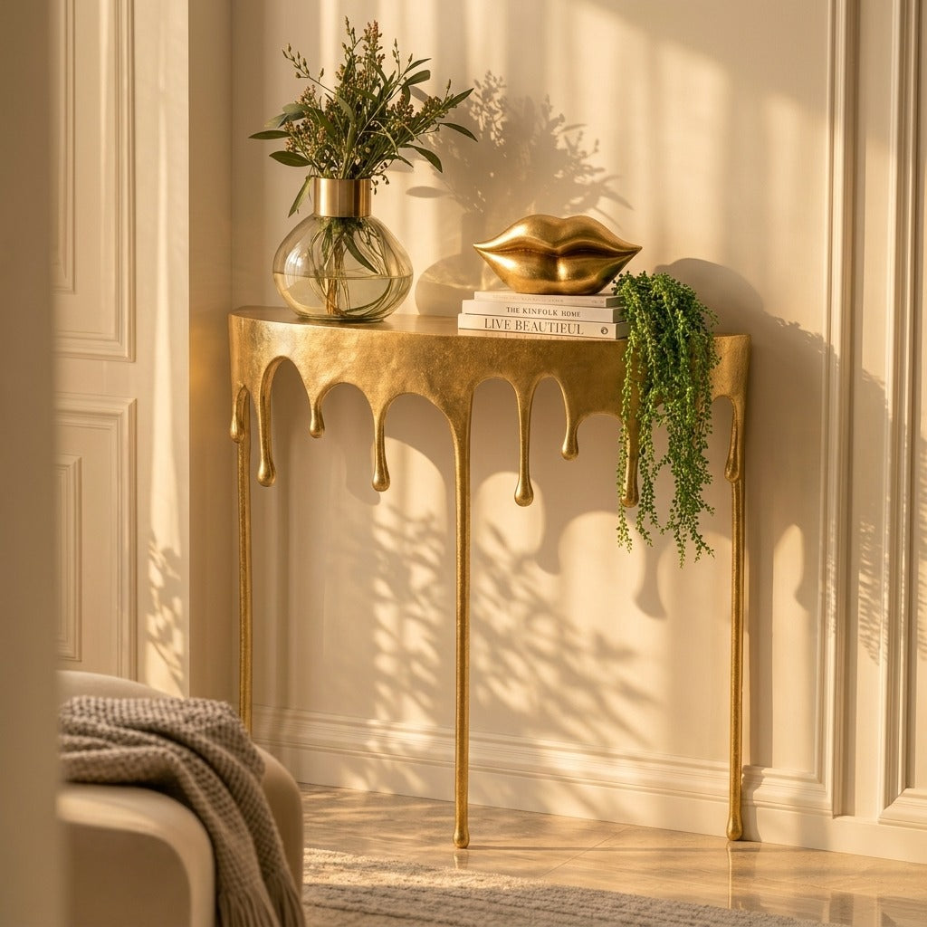 Moderna Drip Living Room Console Table