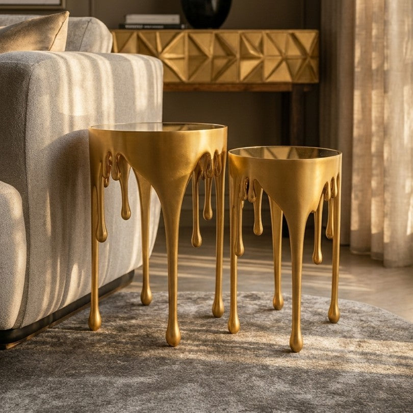 Zara Luxury Drip TABLE SET OF 2